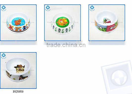 Pet Food Bowl Plastic Pet Bowl