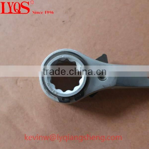 CRV steel flat ring ratchet podger wrench