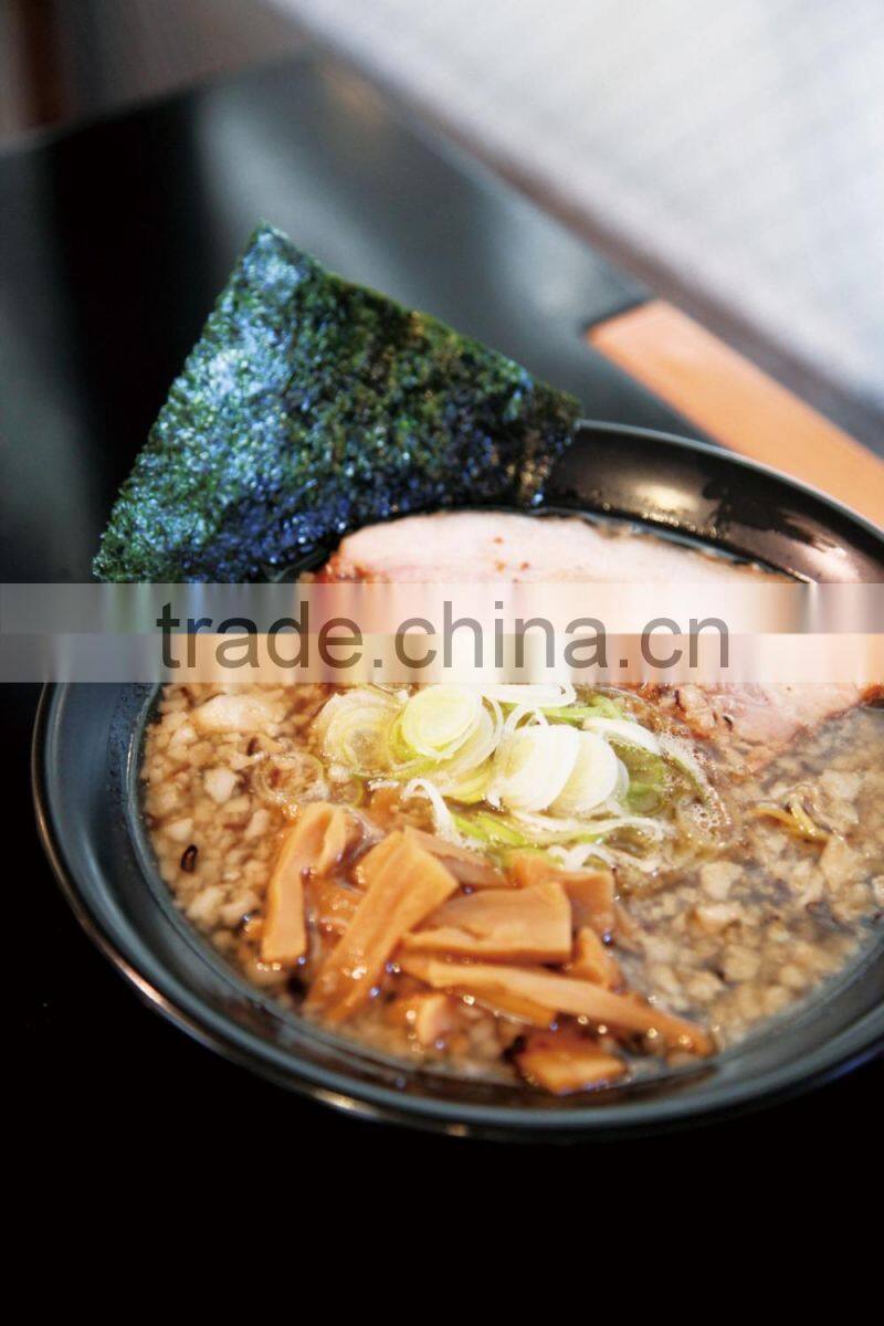 Stainless Round Bottom Udon Noodle Strainer with wooden handle Japanese Tebo
