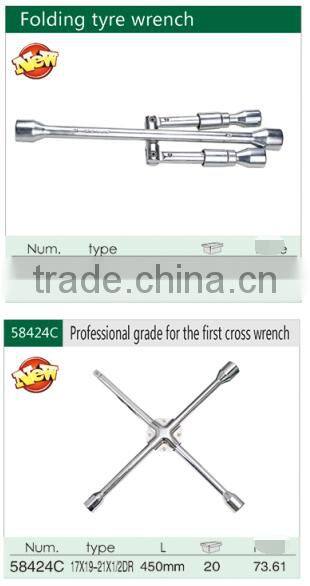 Cross Type Folding Tire Wrench Flexible Automotive Wrench