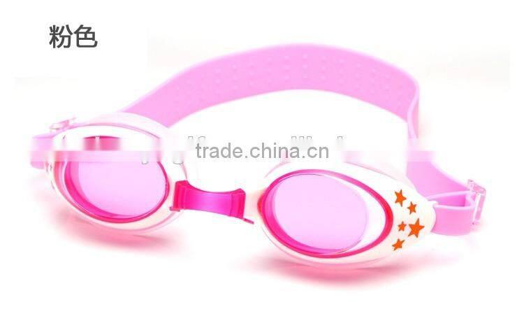 2016 Comfortable Silicone Swimming Goggle with Anti-Fog Lens
