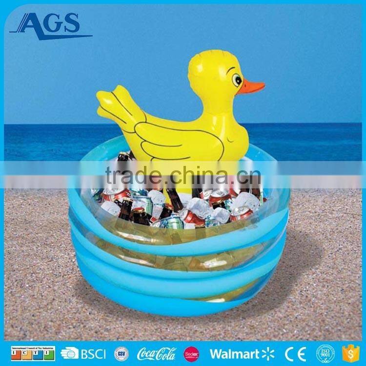 Hot sale blue inflatable cooler with colorful Inflatable Beach Ball