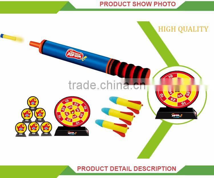 Best selling good quailty EVA soft shoots toy bullet gun foam rocket