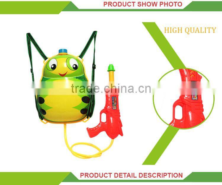 Most popular kids outdoor backpack water cheap plastic toy guns