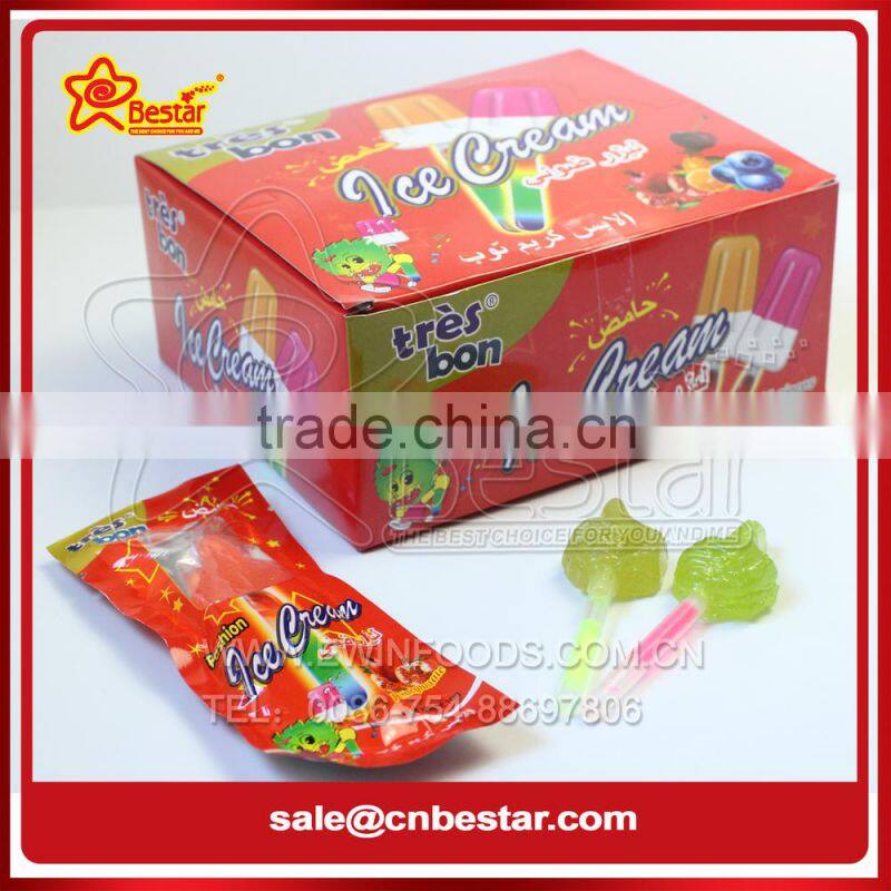 Hot Sale !Round Shape Lollipop Candy With Glow Stick