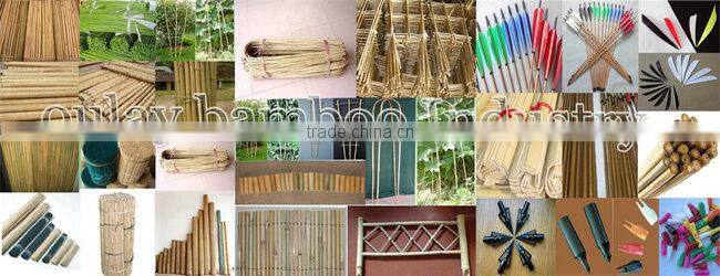 Bamboo fiber poles bamboo raw material