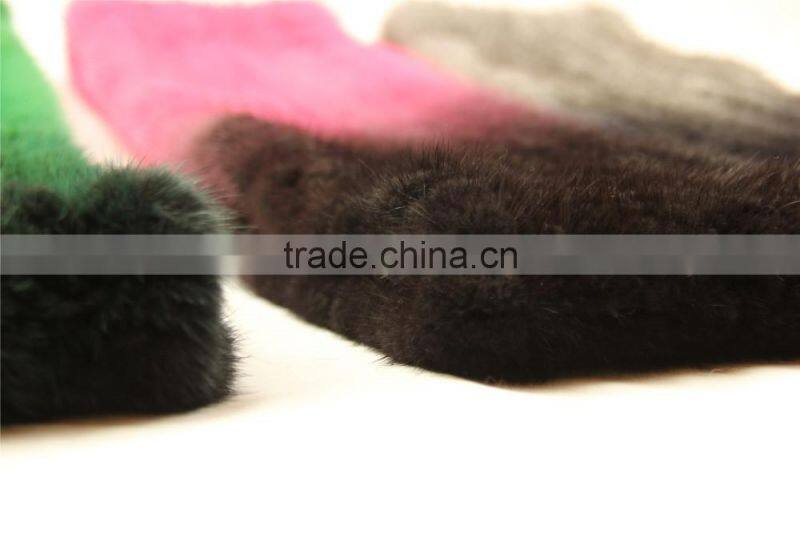 High Quality Knitted Mink Scarf