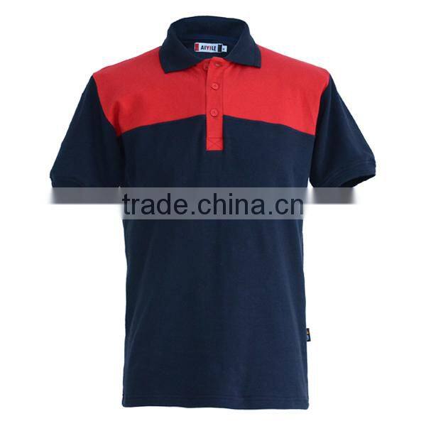 back image color pique polo shirt