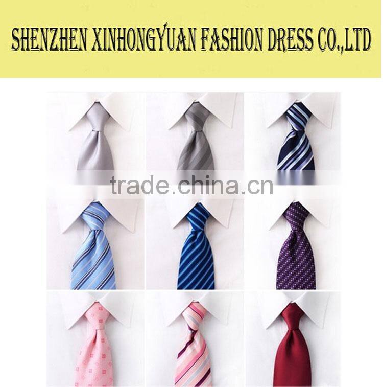 2015 professional high quality wowen customized men's 100% silk neck tie