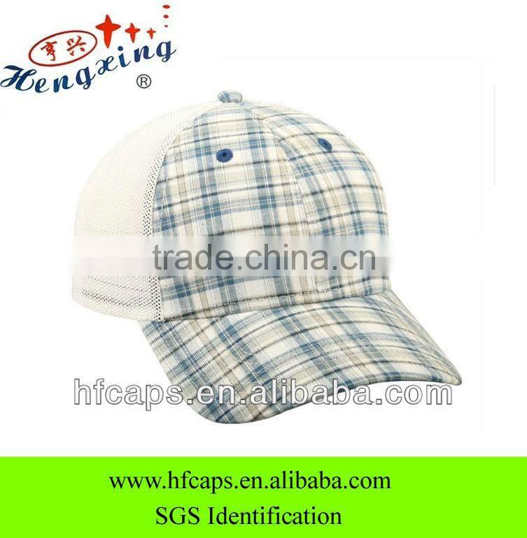 2013 trendy 6 panel custom plain trucker mesh cap and hat