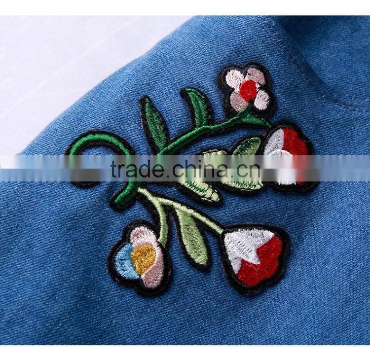 Summer High waist half skirt female cowboy Printed Fashion Casual Women skirt