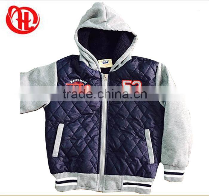 children padding softshell wholesale fur winter padded boys fleece jacket