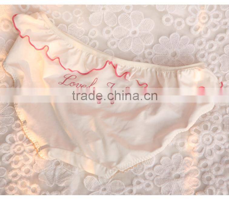 Lace Cotton Young Girls Underwear