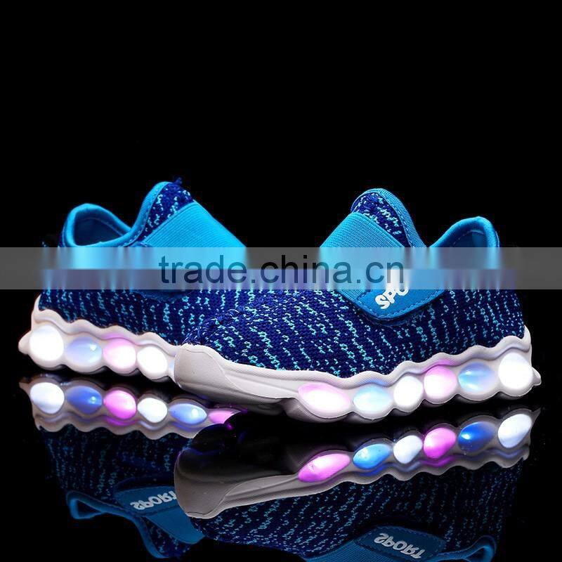 7 color light up flashing led children sneakers wholesale