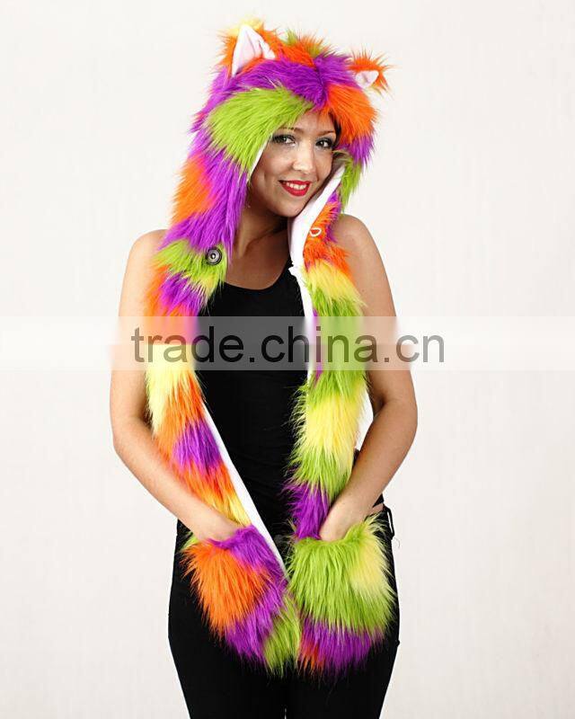 Faux Fur Winter Headwear Adult Contemporary Hat Manufacture