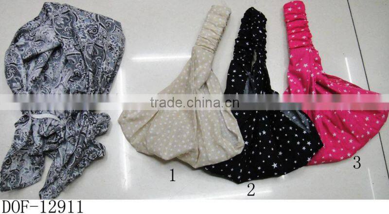 Fashion new popular floral cotton lady stylish headwear