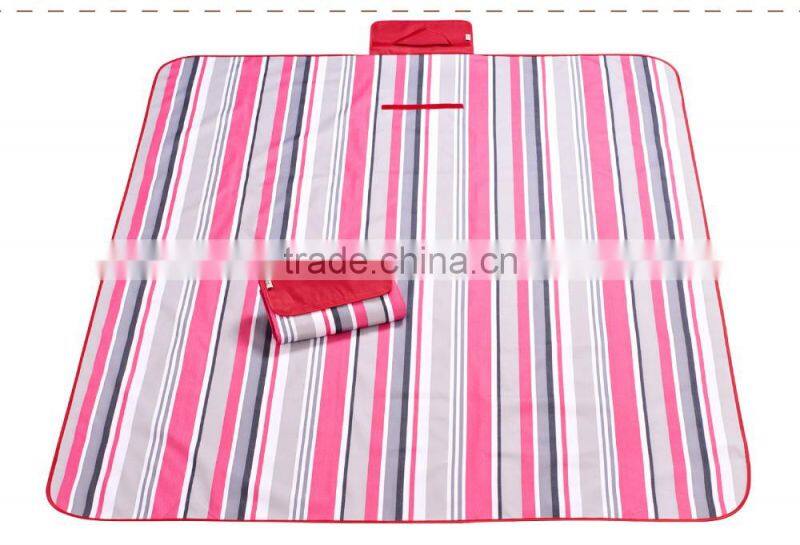 2016 Outdoor waterproof foldable cotton camping picnic mat