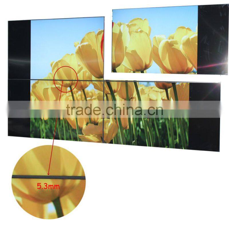 china good quality 55inch lcd monitor video wall (HQ550-V,narrow bezel 5.3mm)