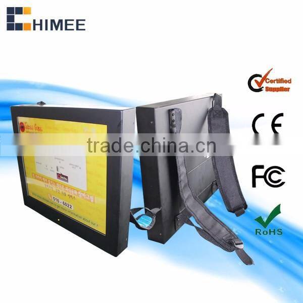 17inch lcd walkman portable hdmi dvd ad player