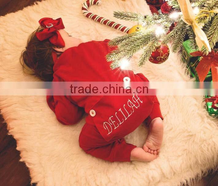 2015 Winter Baby Onesie, Xmas Baby Romper,Christmas New Born Organic Cotton Baby Clothes