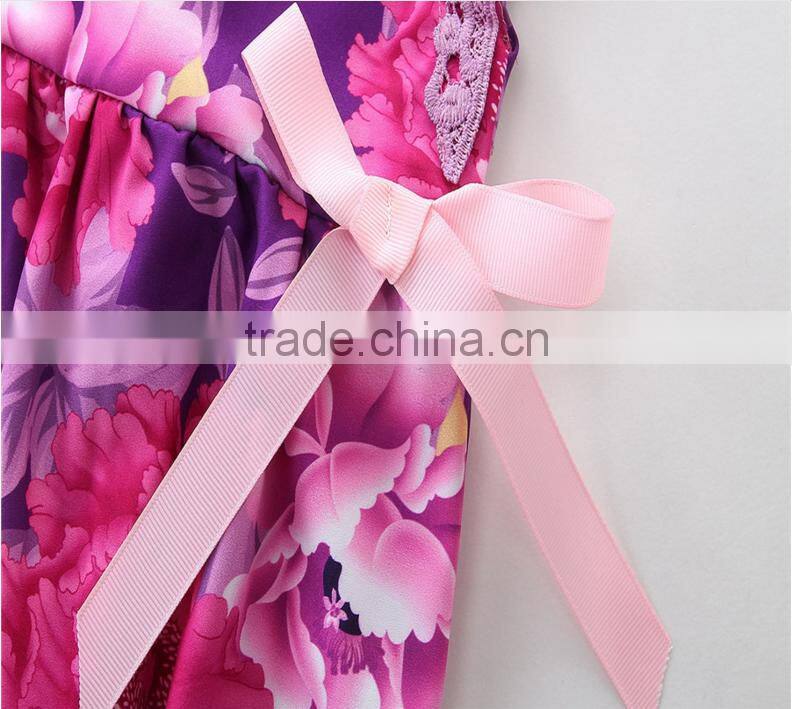 Toddler Infant Clothing Lace Flutter Floral Cute Design Romper One Piece Jumpsuit