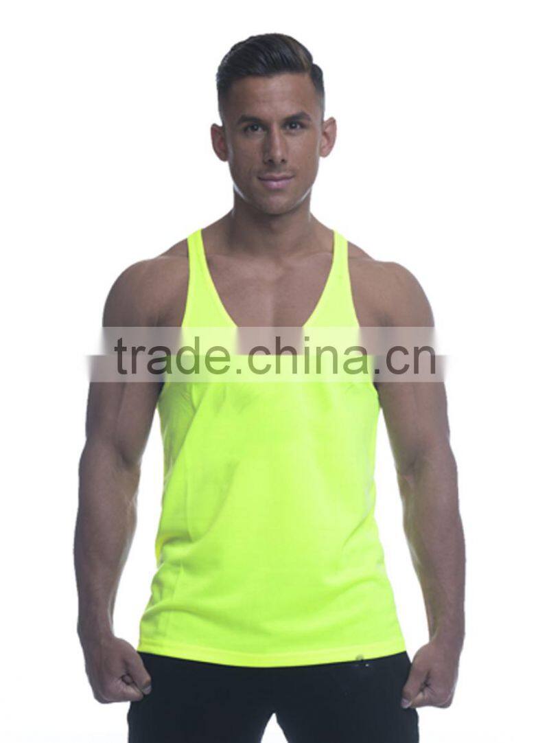 Custom Mens Sports striger Wholesale Cotton Plain Tank Top