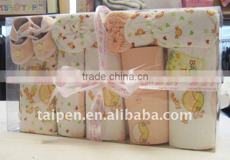 Lovely Style New Born Baby Clothes Gift Set 6Pcs Set Unisex For 0-3M Kids Spring Set