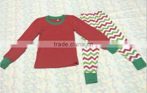 2017 new arrival christmas baby clothing little teenage kid child boys girls pajamas red pjs Kids Christmas Pajamas