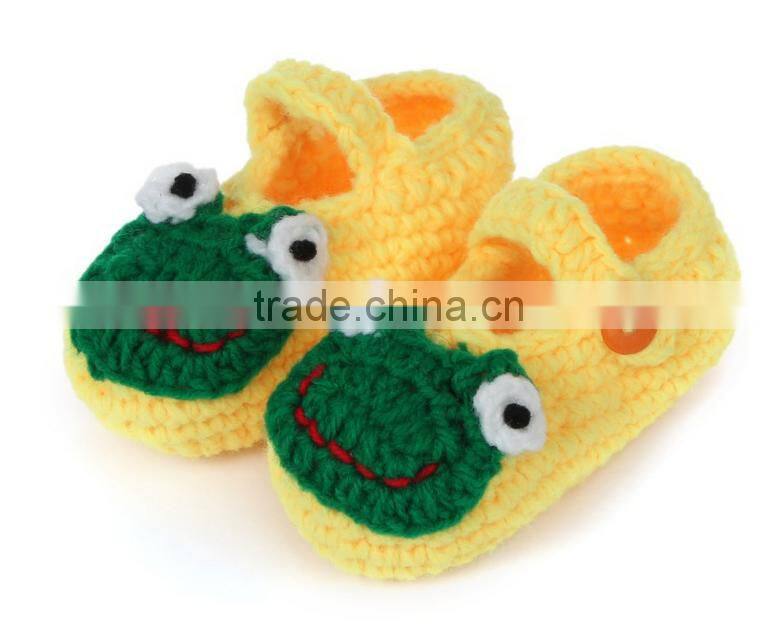 baby crochet shoes hand knitting soft shoes