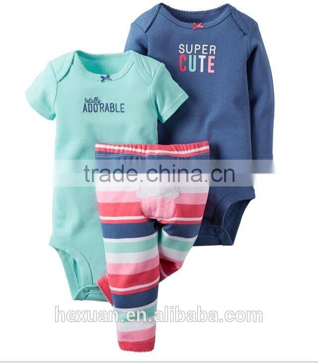 100% cotton baby cotton clothing baby clothes girls boutique clothing spring 2016 baby romper
