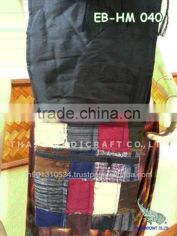 Hill Tribe shoulder bag Patchwork OWL Fabric