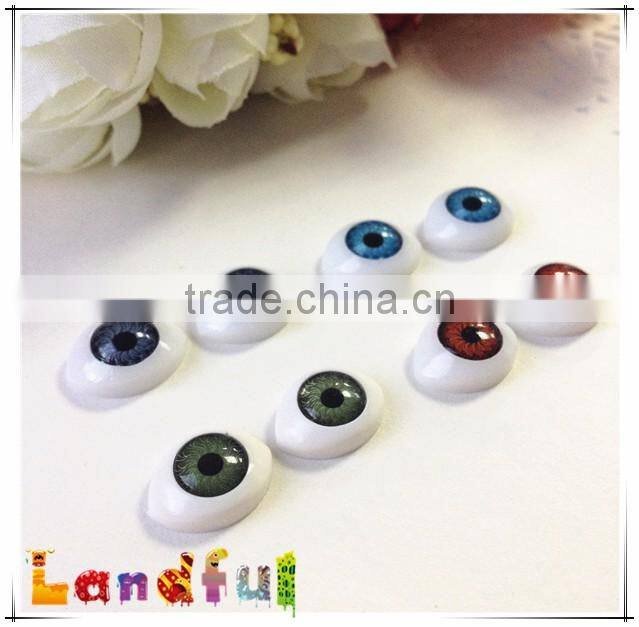 15mm BJD Doll Plastic Eyes Oval Craft Animal Toys Acrylic Eyes