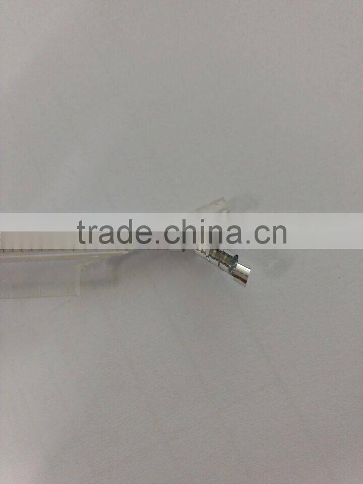 eco-friendly with teeth transparent reflective pvc piping for bags