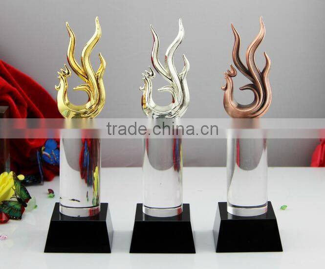 2017 High Quanlity Gold plated Chanticleer Trophy for Business Gift