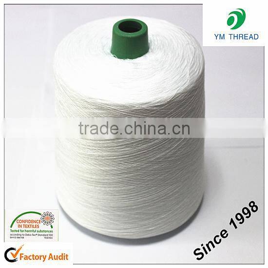 Raw Fabric T-shirt Knitting Spun Yarn 100% poliester yarn 30s
