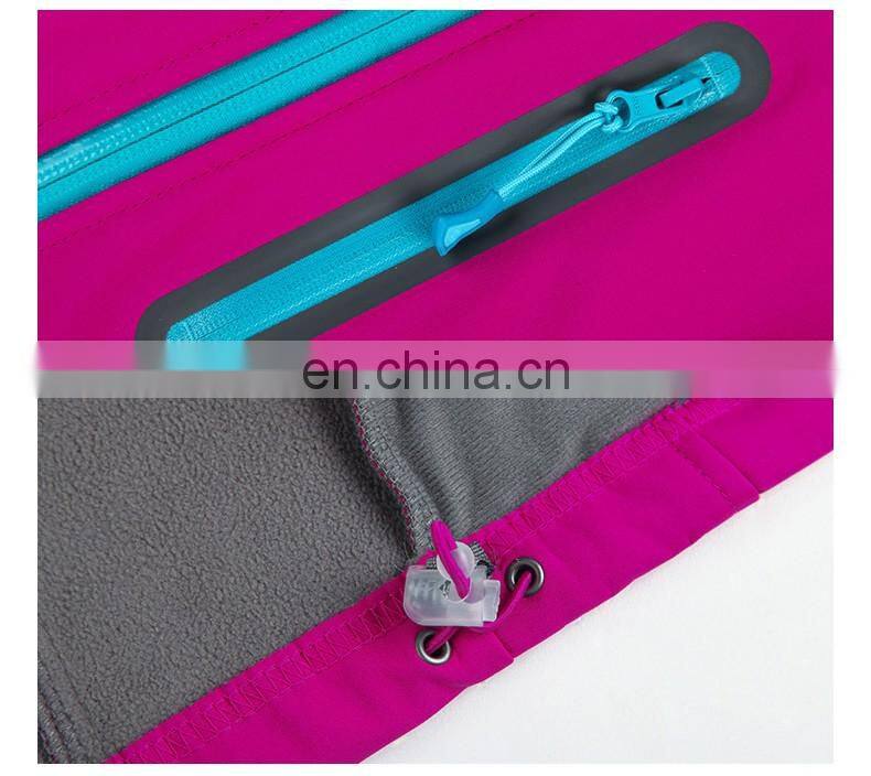 Wholesale waterproof softshell jacket with custom logo