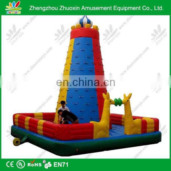 Sporting Playground Inflated Mountain Climbing Wall inflatable water rock climbing