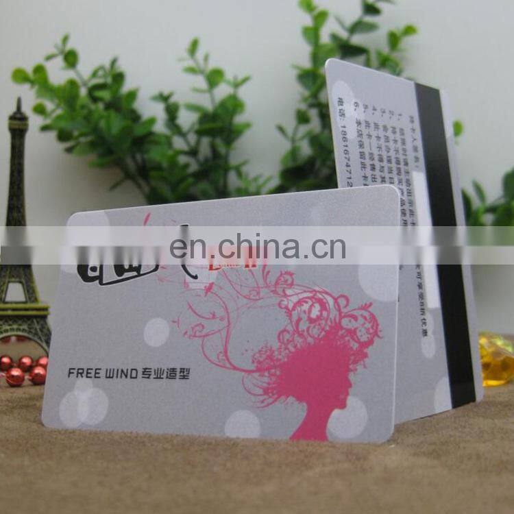 Direct factory manufacture customized Plastic pvc card for VIP card/rechargeable card