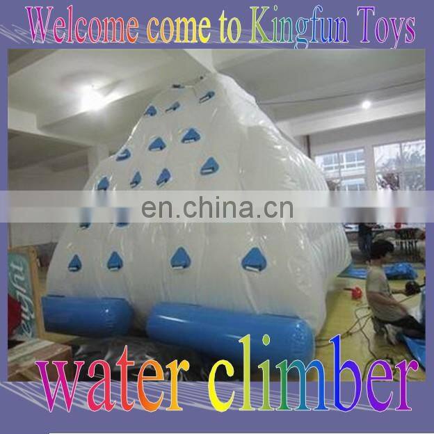 Floating Inflatable rock climbing wall
