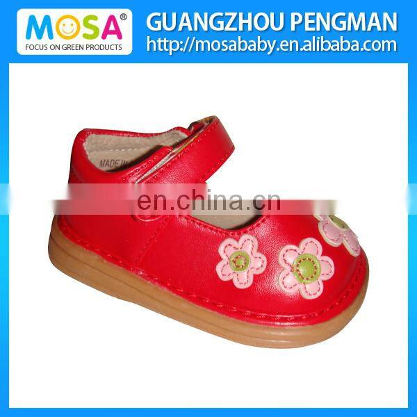 Handmade High Quality Girl Leather Dress breathable Shoe