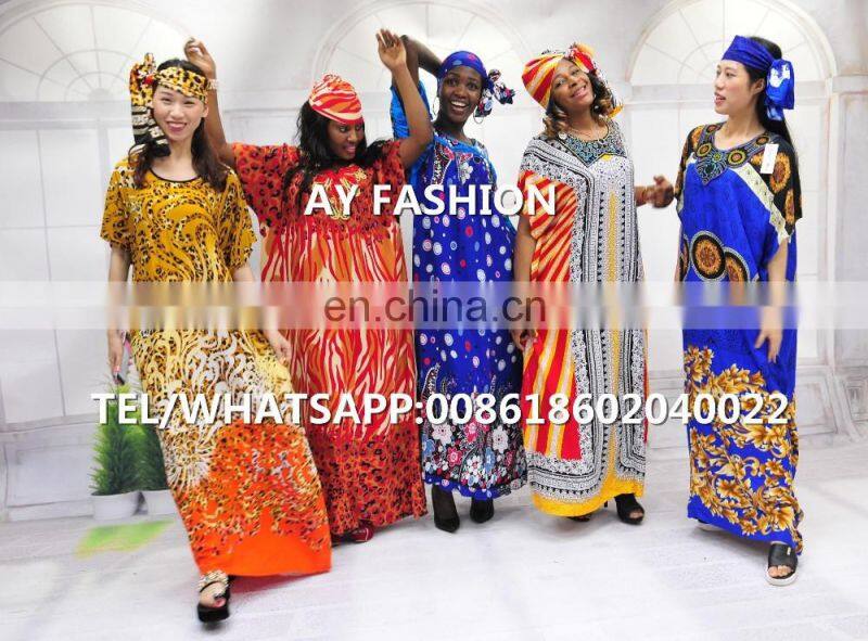 African Muslim women butterfly sleeve kaftans dress