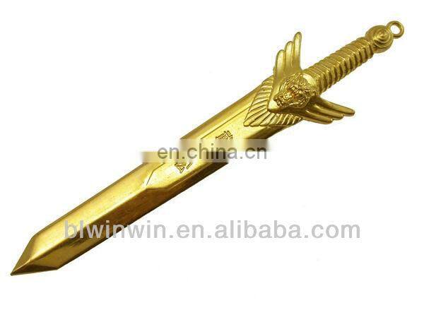 metal samurai sword letter opener