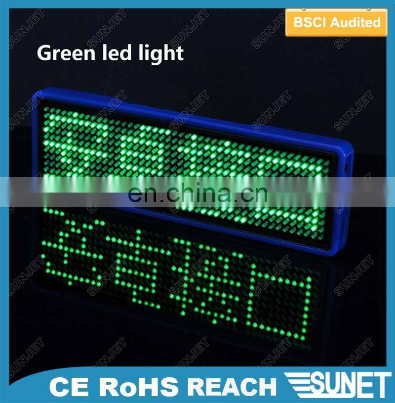 SUNJET 2017 Christmas Decoration New Product Hot Sale Wholesale Price Led Scrolling Message 7 Segment Led Display