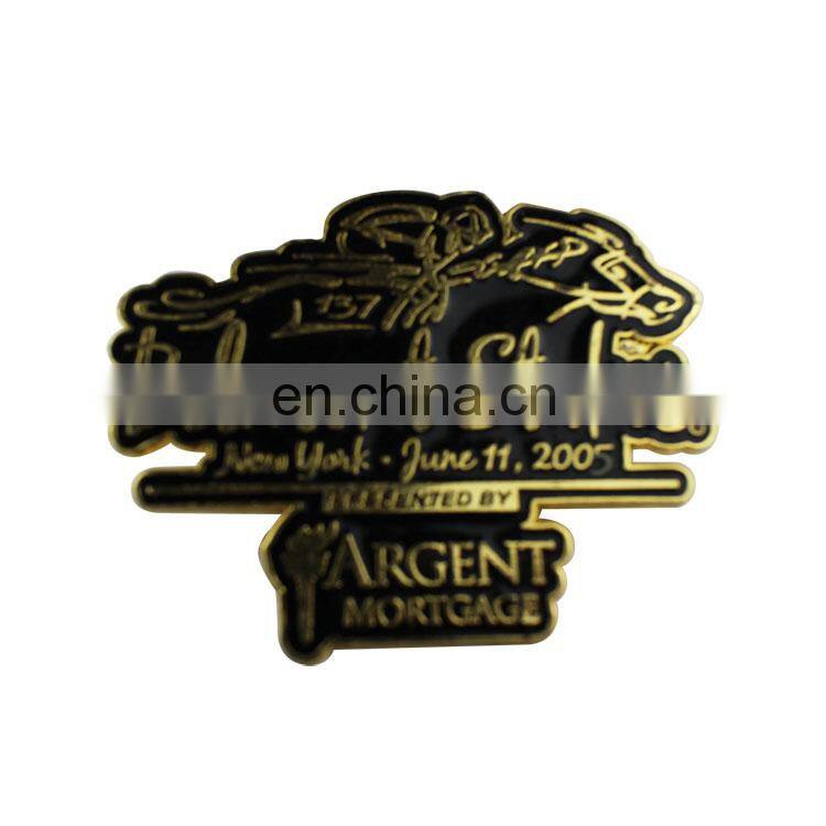 high quality cheap wholesale die struck custom horse soft enamel metal pin
