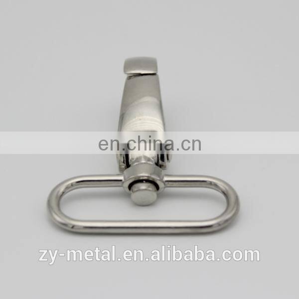 Zinc alloy swivel snap hook metal eye hook for bag