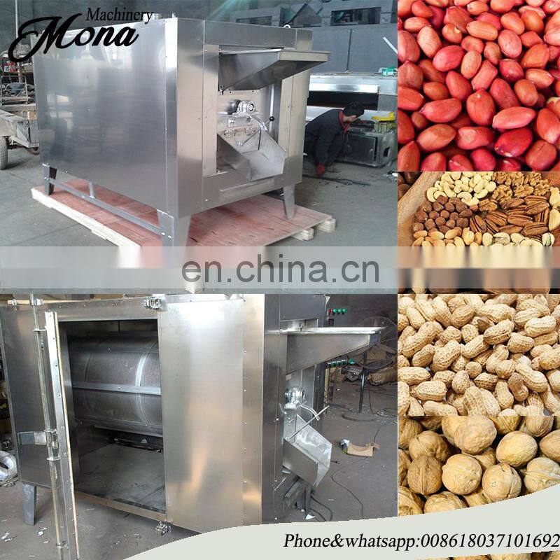 Hot sale Peanut baker/Nut Rotary drum nut roaster Chestnuts, Walnuts, Almonds roasting machine
