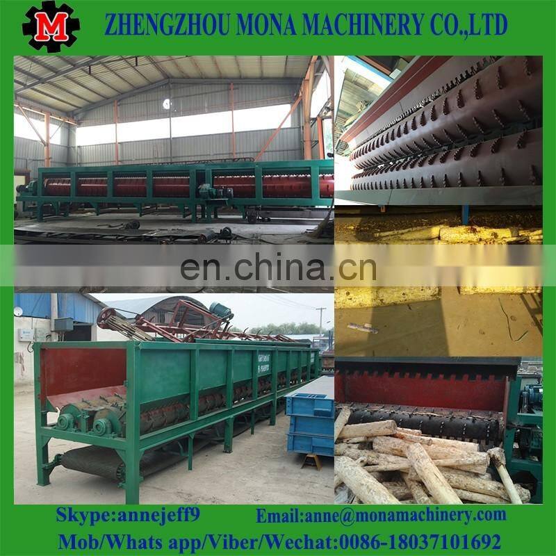 Vertical type wood debarking machine wood logs debarker machine