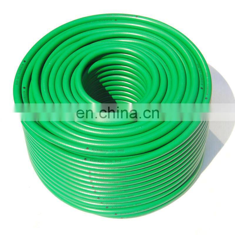2 Mpa W.P. High Pressure PVC Propane Gas Green LPG Hose, Green Gas Hose, High Pressure LPG Hose