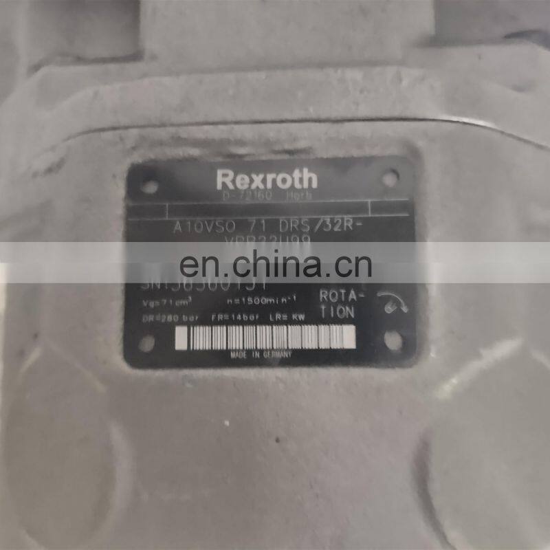 Trade assurance A10VSO71DRS/32R-VPB22U99 replace rexroth hydraulic piston pump manufacturers hydraulic plunger