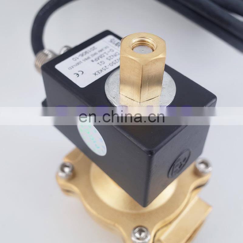 Explosion proof solenoid valve brass normally open 1 inch 1-1/4" 2 way coal mine dust natural gas NO solenoid valve